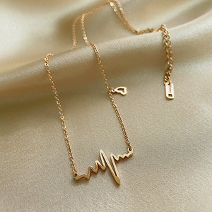 Heartbeat Love ECG Necklace