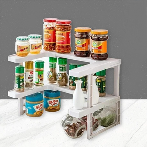 Adjustable Two Layers Spice Rack