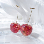 Cute 3D Cherry Earrings