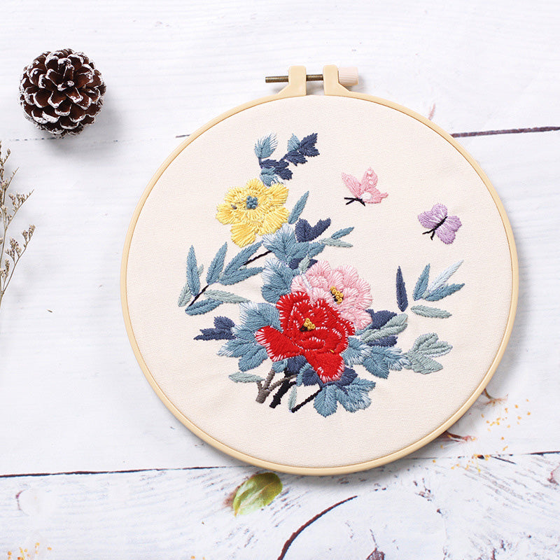 Hand-embroidered DIY Kit