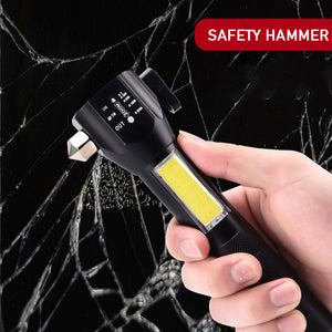 Safety Hammer Glare Flashlight