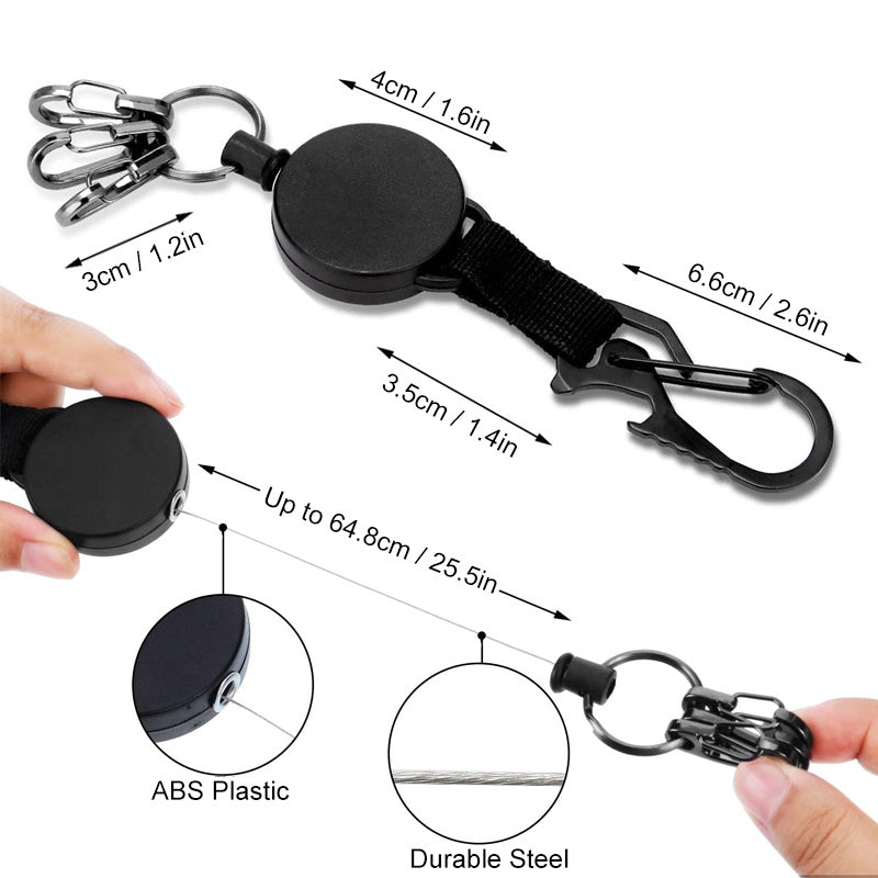 Multi-function Bottle Opener Key Chain