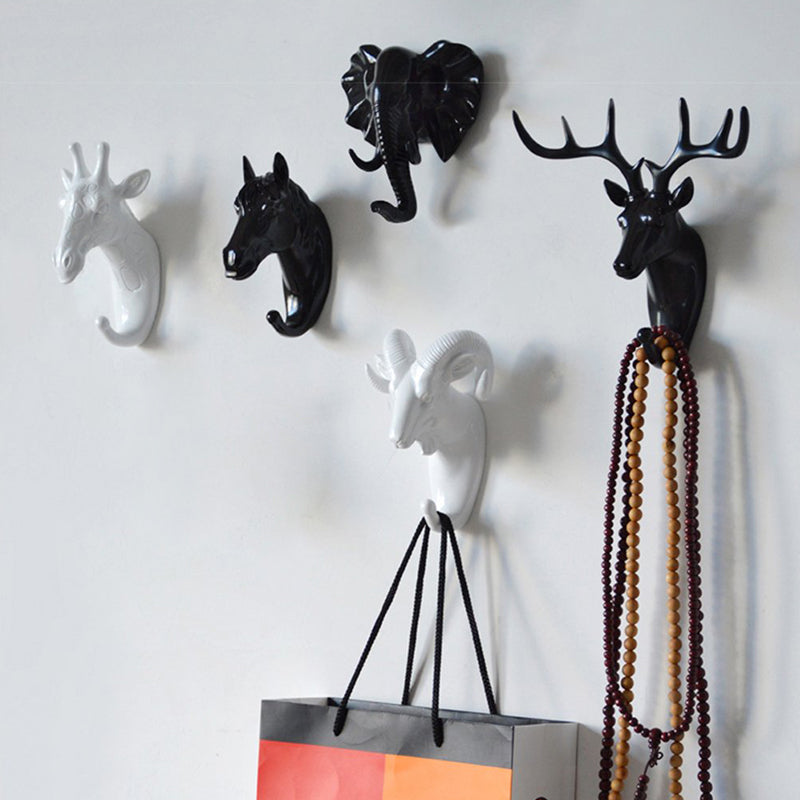 Art Animal Head Wall Hook