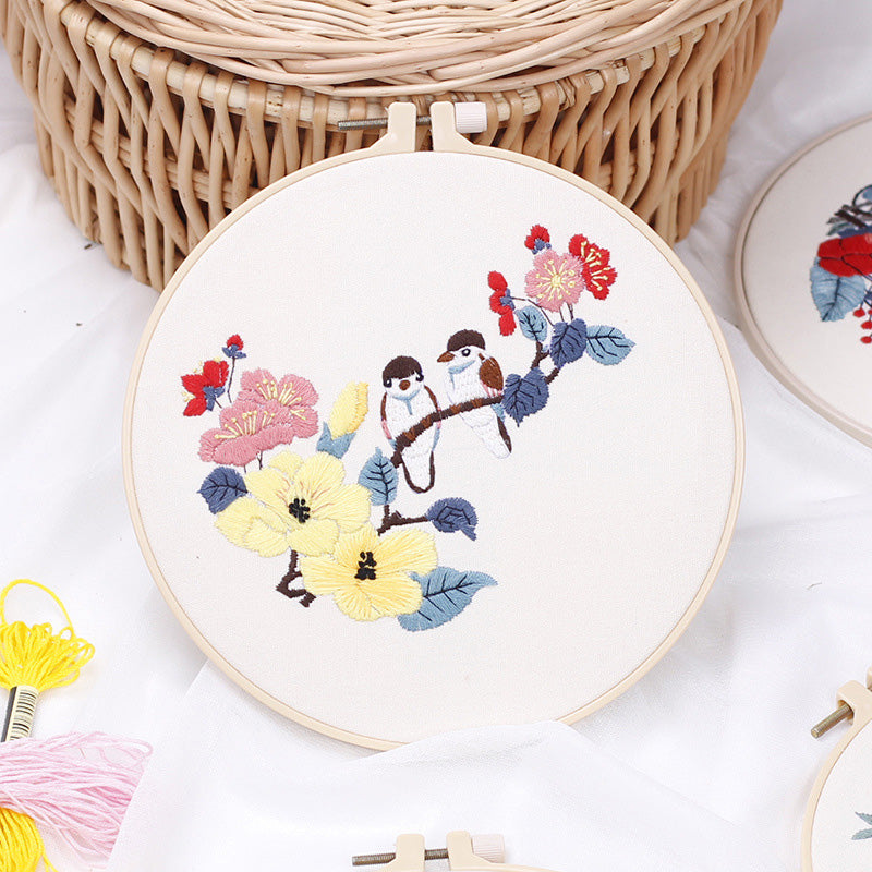 Hand-embroidered DIY Kit