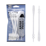 New Double-hole Adjustable No Tie Shoelaces,14 Pcs