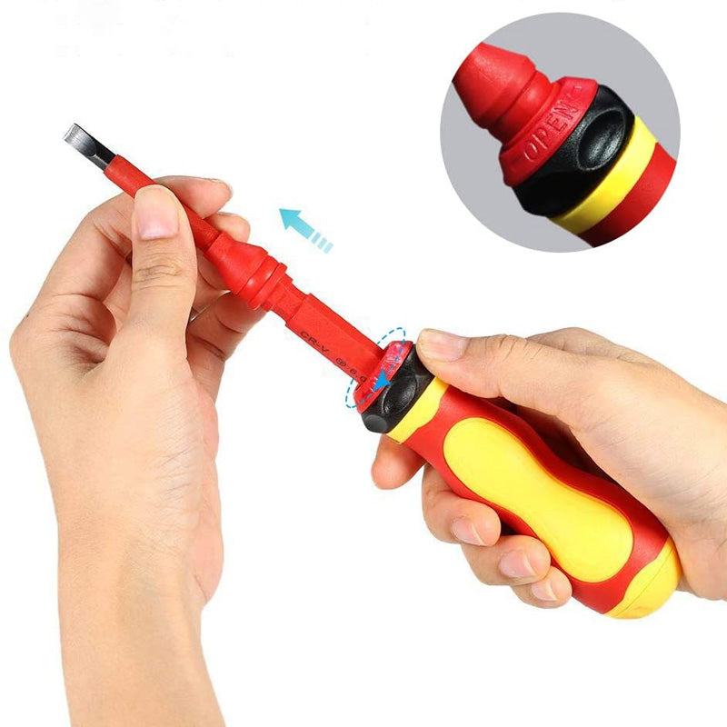 Insulated Screwdriver Tools Electrical Handle (10 PCs)