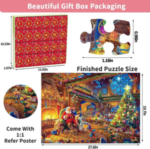 Advent Calendar 2023 Christmas Jigsaw Puzzles