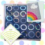 Arcs & Fans Quilt Circle Cutter Ruler