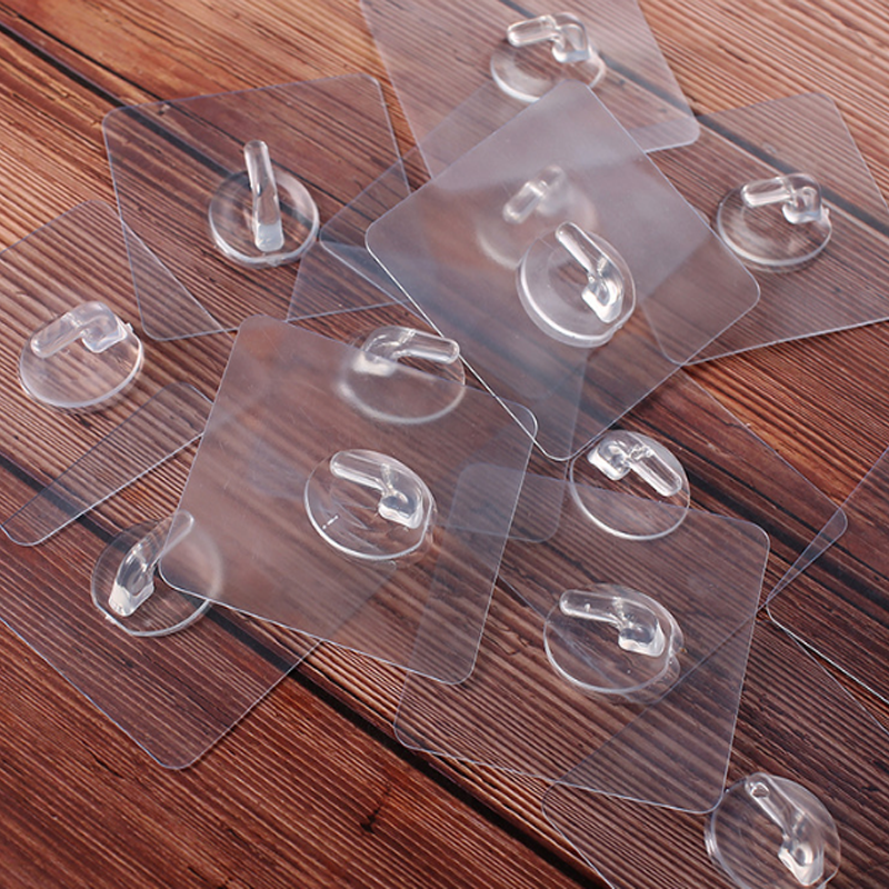 Transparent Adhesive Hooks