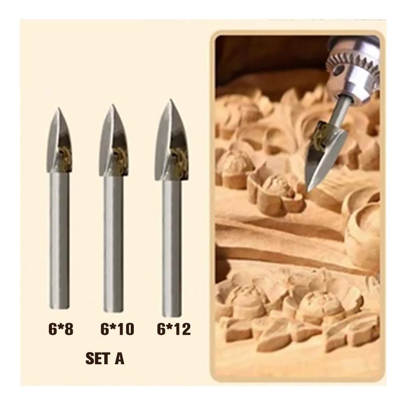 Wood Carving & Engraving Drill Bit Set