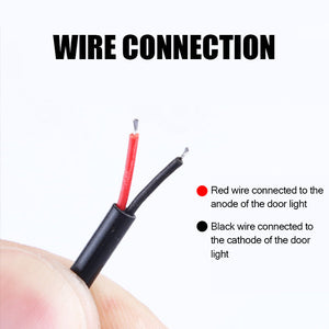 Door anti-collision warning light