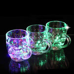 LED Flashing Glass Cups