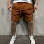 Men Loose Elastic Waist Shorts