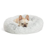 Cozy round pet bed