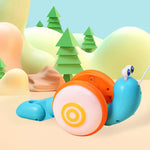 Cute Push Pull String Snail Toy For Toddler Kids Boys Girls