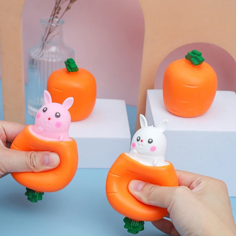 Squeeze Toy Carrot Doll