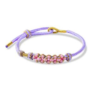 Grandmother And Granddaughter Blossom Knot Bracelet