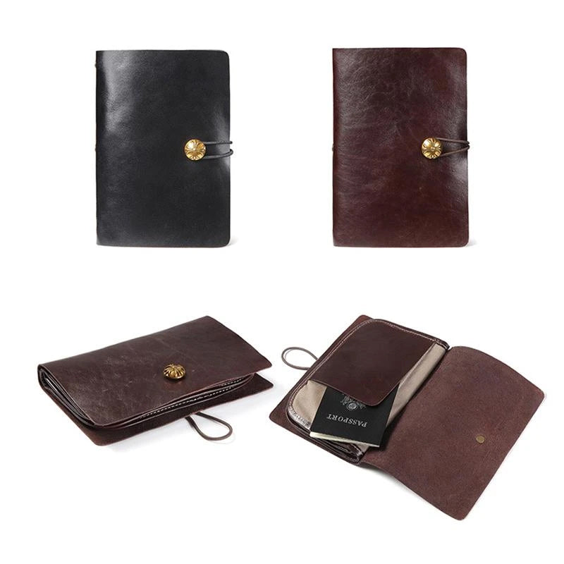 Men Vintage Card Holder Long Wallet