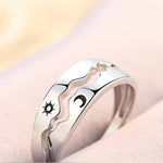 925 Sterling Silver Couple Rings