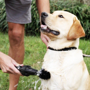 Water-Powered Turbine Cleaning Brush