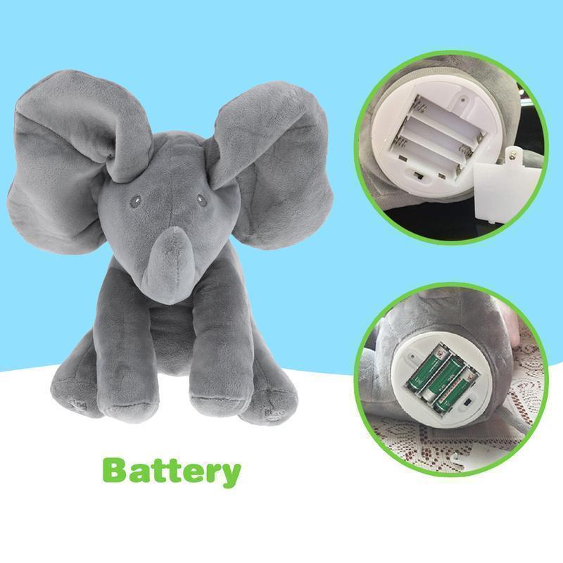 Music Plush Elephant, Hide-and-seek game Electric Toy