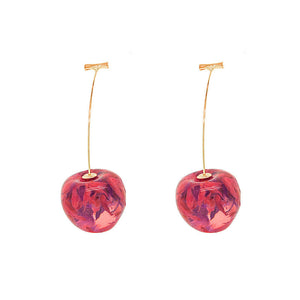 Cute 3D Cherry Earrings