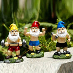 Funny Workout Garden Gnomes Statues