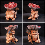 Resin Mushroom Wizard Ornaments