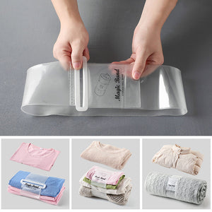 Self-adhesive Clothes Storage Roll-up Straps