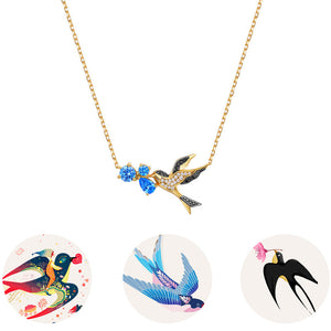 Women Fashion Swallow Necklace