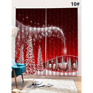 Christmas Window Curtains - 10 patterns