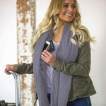 Winter Infinite Scarf With Zipped Pocket