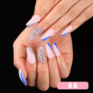 Shiny Rhinestone Nail Patch (24PCS)