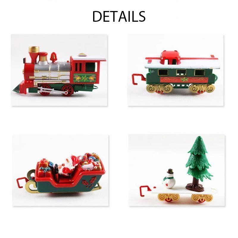 Christmas Electric Rail Car Train Toy