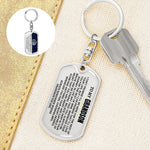 🎁Perfect Christmas Gift to Grandson-Personalized Keychain