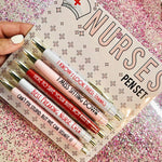 Funny Nurses Ballpoint Pens Set(set of 5)