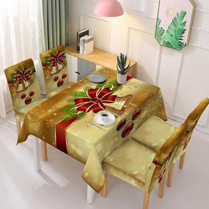 Christmas Tablecloth Chair Cover Decoration