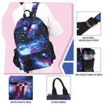 Galaxy Backpack Unisex School Backpack Cute Bag